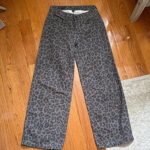 Wild Fable Gray Leopard Print Men's Chinos